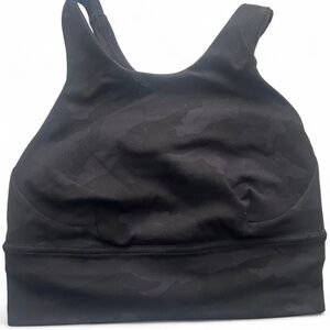 lululemon athletica Black Patterned Sports Bra